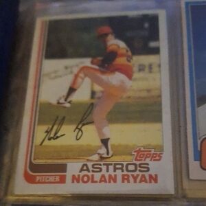 Topps Astros Nolan Ryan Baseball Card
